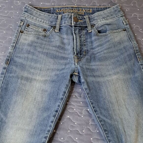 American Eagle Outfitters 360 extreme stretch slim jeans size 26 - Picture 2 of 5